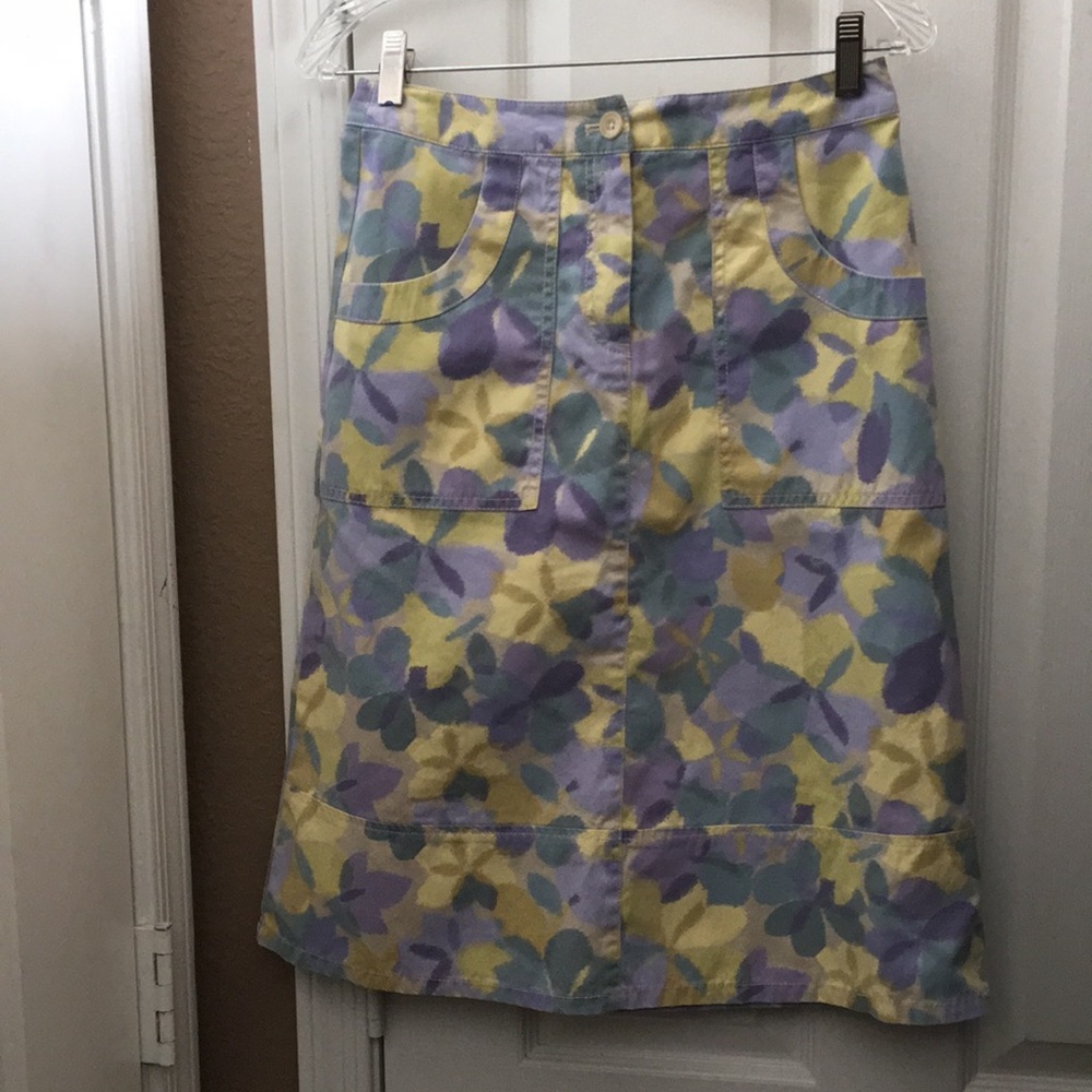 FINAL MARKDOWN J Jill cotton summer skirt 2